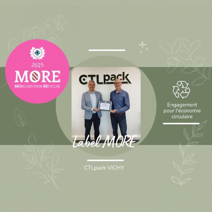 CTLpack Obtains the Label MORE Certification for 2025
